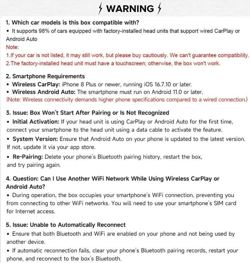 2025 Upgraded Wireless Carplay Screen : the Ultimate Portable Car Play Adapter for Seamless In-Car